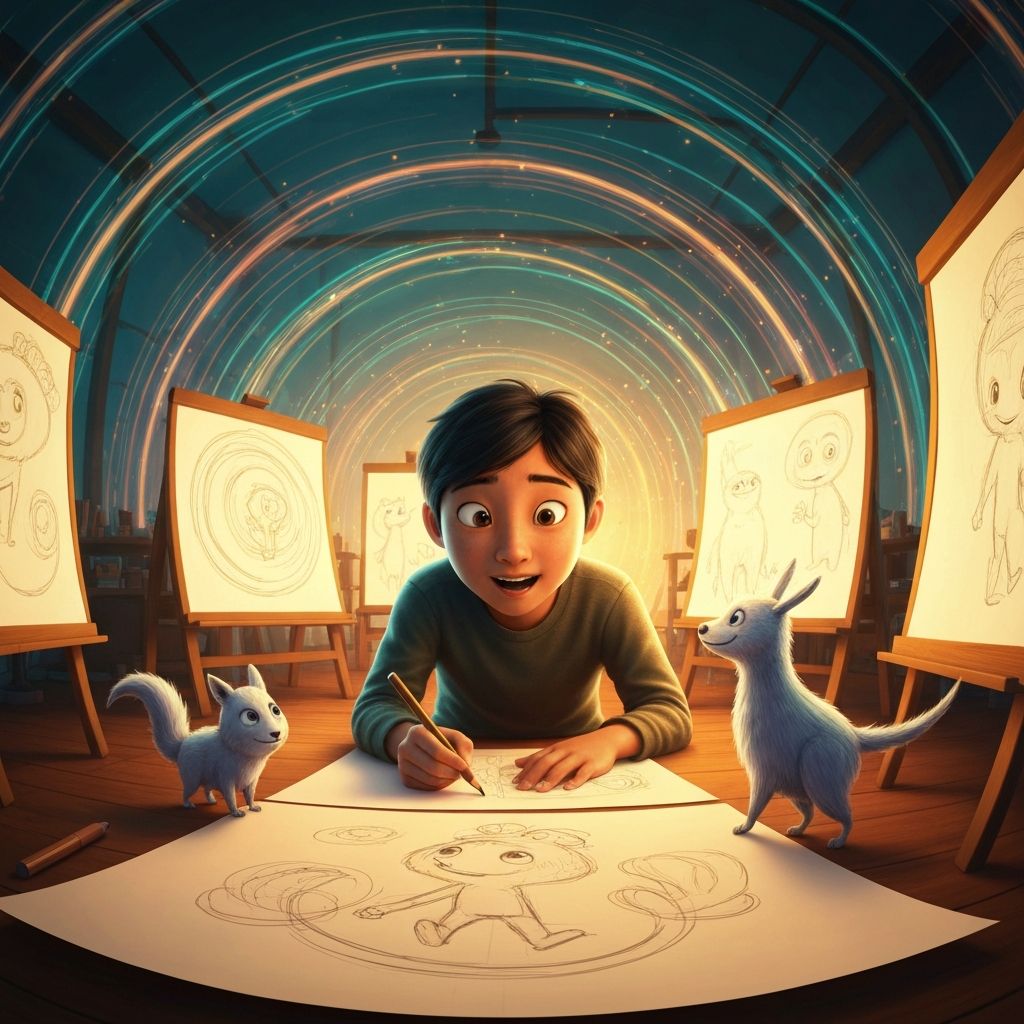 Ghibli-style illustration for Anima